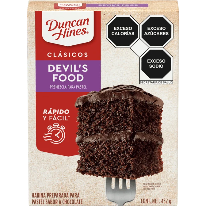 Harina Chocolate Devil's Food (caja con 12 piezas)