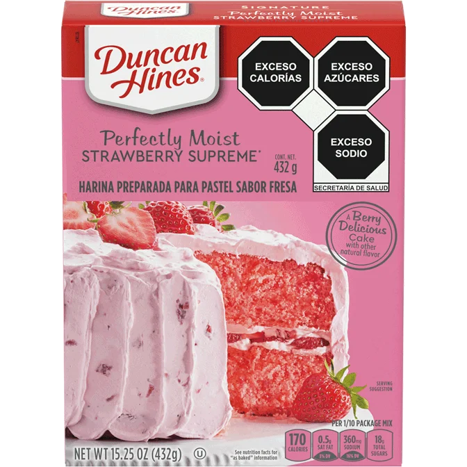 Harina Strawberry Supreme (caja con 12 piezas)