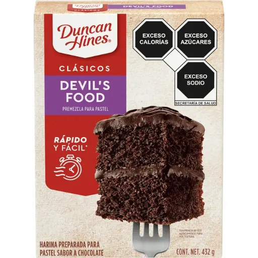[DH3022] Harina Chocolate Devil's Food (caja con 12 piezas)