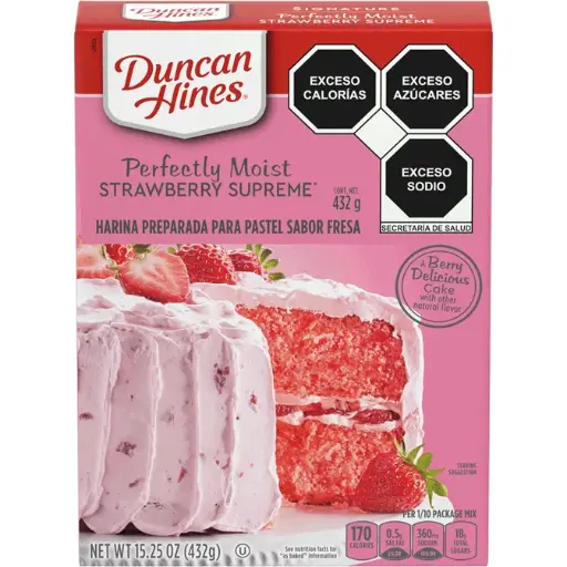 [DH3026] Harina Strawberry Supreme (caja con 12 piezas)