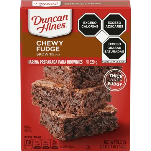 [DH3018] Harina Brownie Chewy Fudge (caja con 12 piezas)